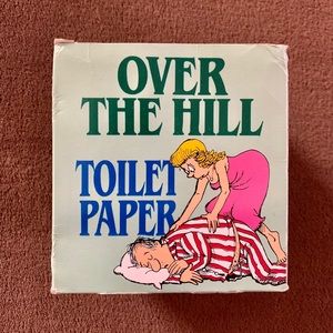 Novelty Over the Hill Toilet Paper